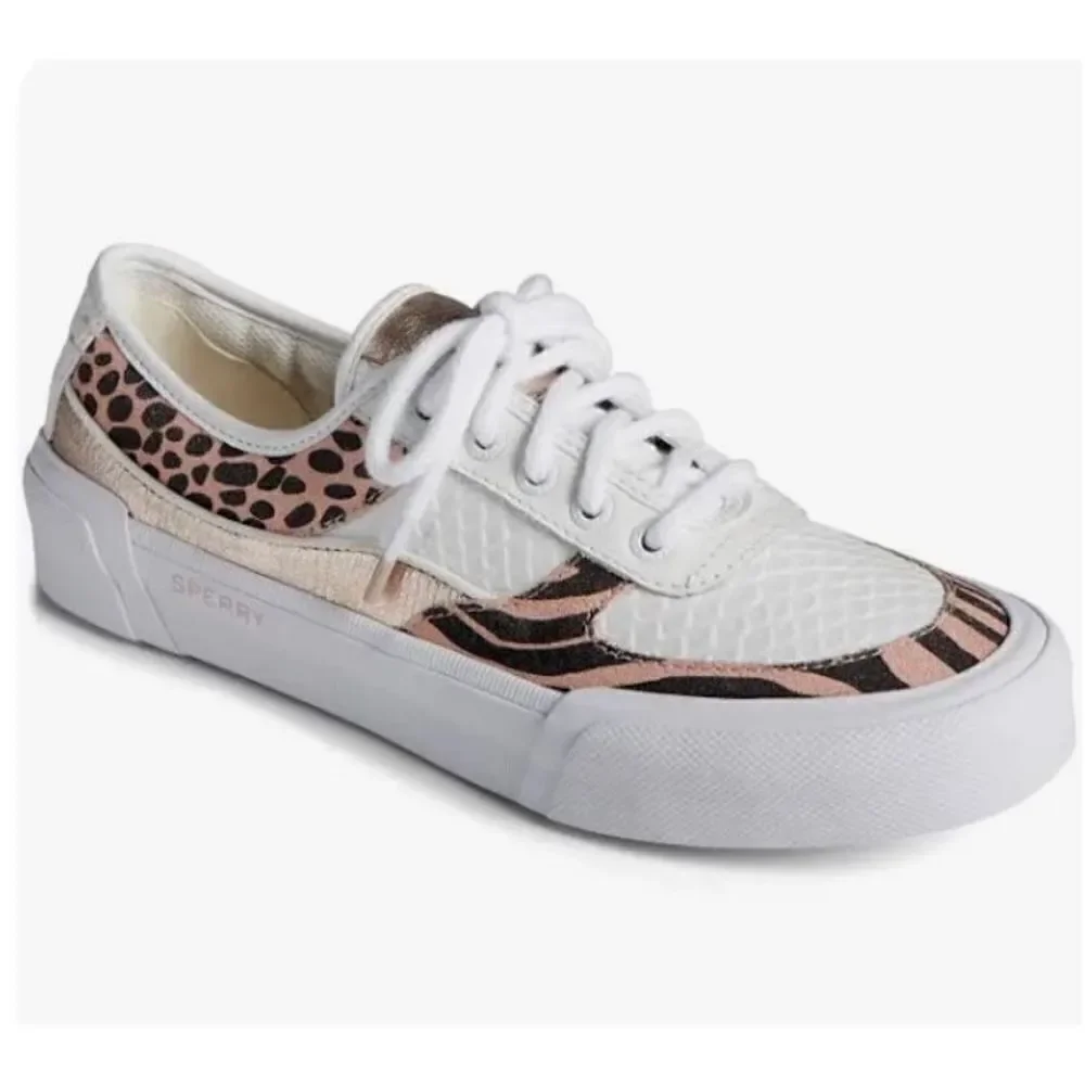 Sperry Shoes Womens Size 6 Soletide‎ Leather Flexible Fashion Sneakers